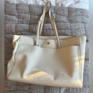 Tory Burch white tote bag